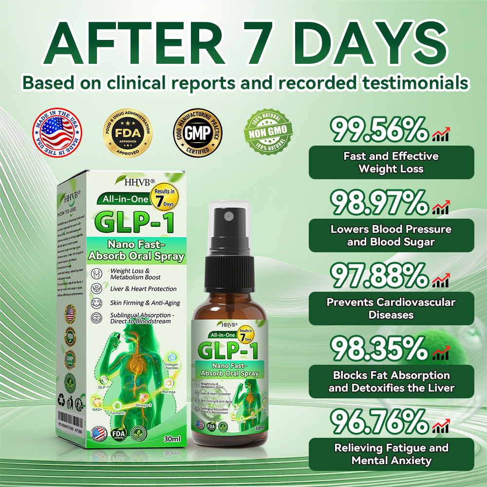 𝑶𝒇𝒇𝒊𝒄𝒊𝒂𝒍 𝑺𝒕𝒐𝒓𝒆 | 𝐇𝐇𝖵𝘽® 🏅✨𝐺𝐿𝑃-𝟏  All-𝒊𝒏-𝑶𝒏𝒆 Nano Fast-Absorb Oral Spray  (𝐉𝐮𝐬𝐭 2 -3 𝒕𝒊𝒎𝒆𝒔 𝐚 𝐝𝐚𝐲, 𝐯𝐢𝐬𝐢𝐛𝐥𝐞 𝐜𝐡𝐚𝐧𝐠𝐞𝐬 𝐢𝐧 𝟕 𝐝𝐚𝐲𝐬） ✅ 𝐅𝐨𝐫 𝐨𝐛𝐞𝐬𝐢𝐭𝐲, 𝐜𝐚𝐫𝐝𝐢𝐨𝐯𝐚𝐬𝐜𝐮𝐥𝐚𝐫 𝐡𝐞𝐚𝐥𝐭𝐡, 𝐝𝐢𝐚𝐛𝐞𝐭𝐞𝐬, 𝐬𝐥𝐞𝐞𝐩 𝐚𝐩𝐧𝐞𝐚, 𝐆𝐮𝐭 𝐇𝐞𝐚𝐥𝐭𝐡, 𝐣𝐨𝐢𝐧𝐭 𝐢𝐬𝐬𝐮𝐞𝐬, 𝐚𝐧𝐝 𝐦𝐨𝐫𝐞