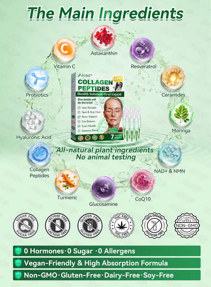 🇺🇸𝑂𝑓𝑓𝑖𝑐𝑖𝑎𝑙 𝑆𝑡𝑜𝑟𝑒 |🌿𝐉𝐎𝑨𝑬® 𝗖𝗼𝗹𝗹𝗮𝗴𝗲𝗻 𝗣𝗲𝗽𝘁𝗶𝗱𝗲𝘀 𝟲-𝗶𝗻-𝟭 𝗛𝗲𝗮𝗹𝘁𝗵 𝗦𝗼𝗹𝘂𝘁𝗶𝗼𝗻 𝗢𝗿𝗮𝗹 𝗟𝗶𝗾𝘂𝗶𝗱✅ 𝒔𝒖𝒑𝒑𝒐𝒓𝒕𝒔 𝒂𝒏𝒕𝒊-𝒂𝒈𝒊𝒏𝒈, 𝒘𝒓𝒊𝒏𝒌𝒍𝒆 𝒓𝒆𝒅𝒖𝒄𝒕𝒊𝒐𝒏, 𝒘𝒂𝒓𝒕 𝒂𝒏𝒅 𝒔𝒑𝒐𝒕 𝒓𝒆𝒎𝒐𝒗𝒂𝒍, 𝒄𝒂𝒓𝒅𝒊𝒐𝒗𝒂𝒔𝒄𝒖𝒍𝒂𝒓 𝒉𝒆𝒂𝒍𝒕𝒉, 𝒊𝒎𝒎𝒖𝒏𝒆 𝒃𝒐𝒐𝒔𝒕, 𝒈𝒖𝒕 𝒃𝒂𝒍𝒂𝒏𝒄𝒆, 𝒋𝒐𝒊𝒏𝒕 𝒄𝒂𝒓𝒆, 𝒂𝒏𝒅 𝒎𝒐𝒓𝒆.